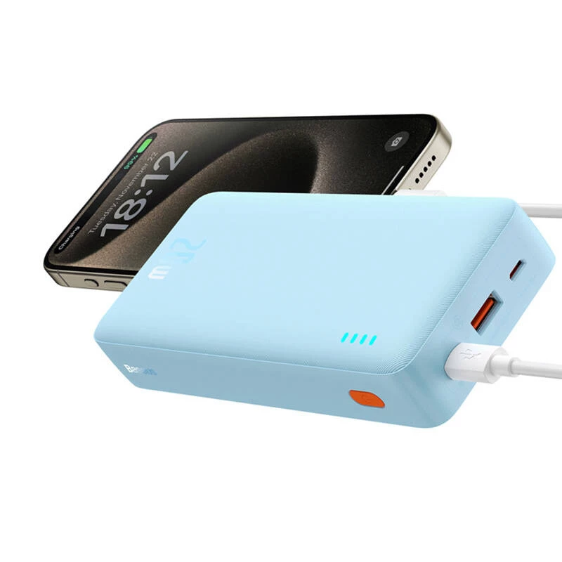 Baseus Airpow lithium-polymeer (LiPo) 20000 mAh blauw