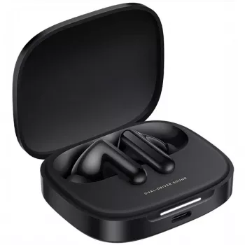 Headset Xiaomi Buds 6 In-ear draadloze binaurale oordopjes, Bluetooth 5.4, ANC, 42 h weergave, IP54, Nachtzwart
