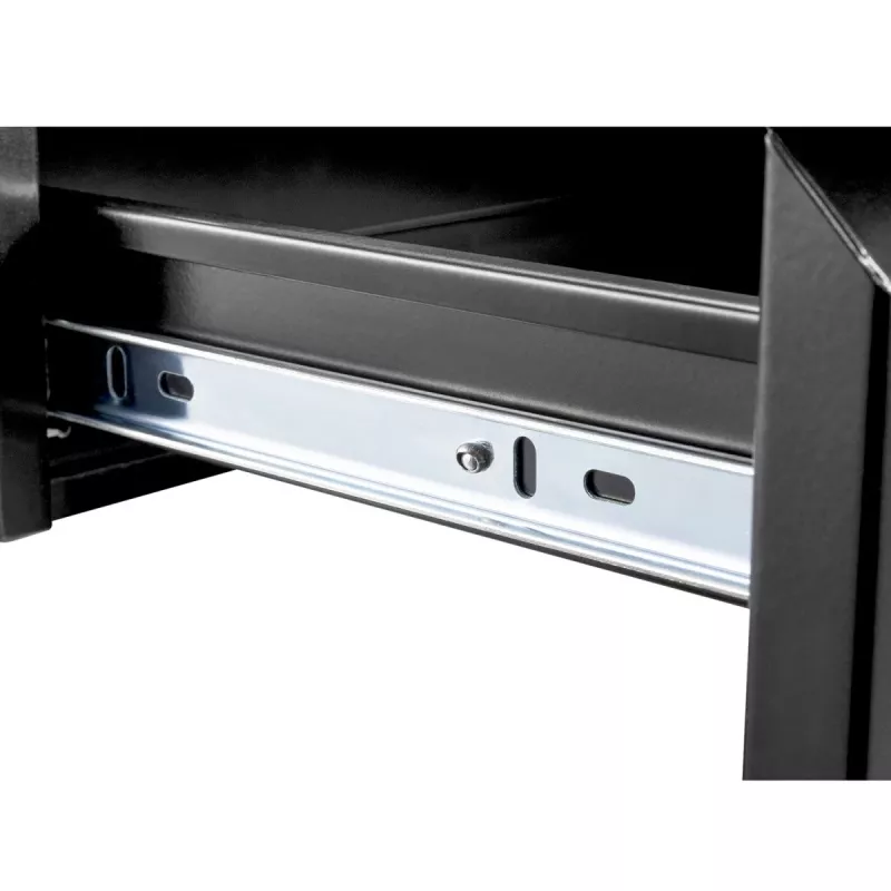 Onderbureau-lade MACLEAN MC-875 – stalen plateau, voor montage onder het bureau, draagvermogen tot 5 kg