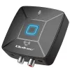 QOLTEC draadloze audio HiFi-zender/ontvanger model 56981 — Bluetooth/line-in audiobridge
