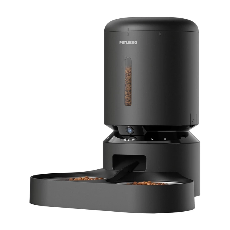 Petlibro Granary voerbak met camera en dubbele schaal, 5L (zwart)