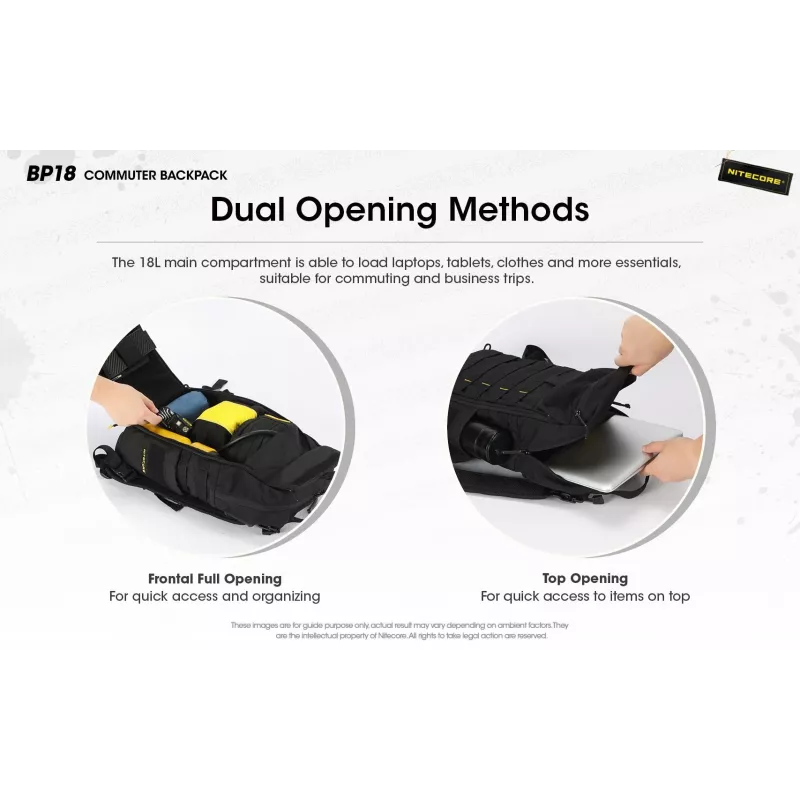 Nitecore BP18 laptoprugzak