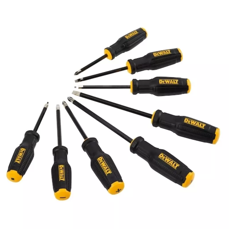 DeWALT MAXFIT DWHT65102-0 schroevendraaierset, 8 stuks, sleuf, PH, PZ