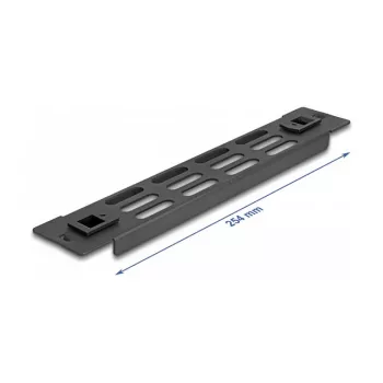 Geventileerde blindafdekking DeLOCK 10 inch netwerkkastblinde 1U zwart