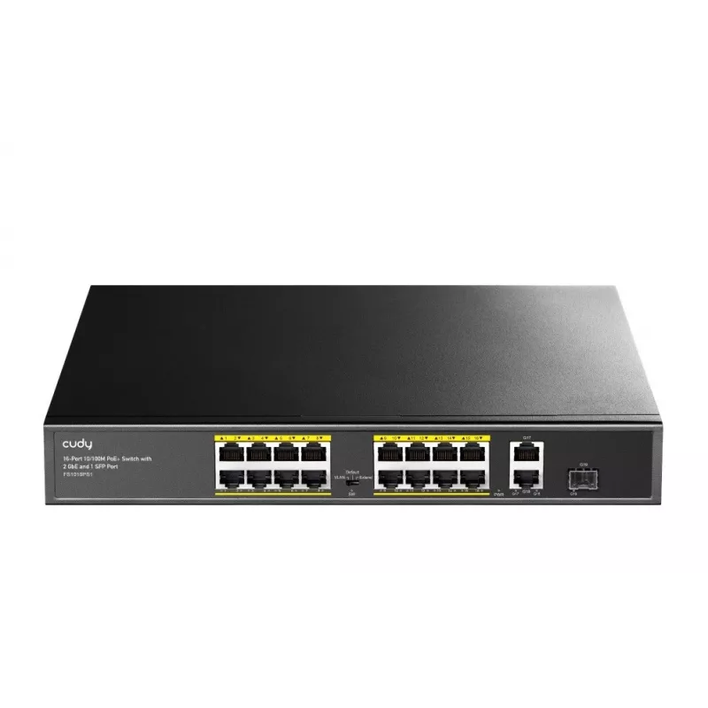 Cudy FS1018PS1 netwerk-switch 18 Fast Ethernet-poorten PoE