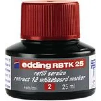 Navulinkt voor marker Edding RBTK 25 — rode inkt, 25 ml