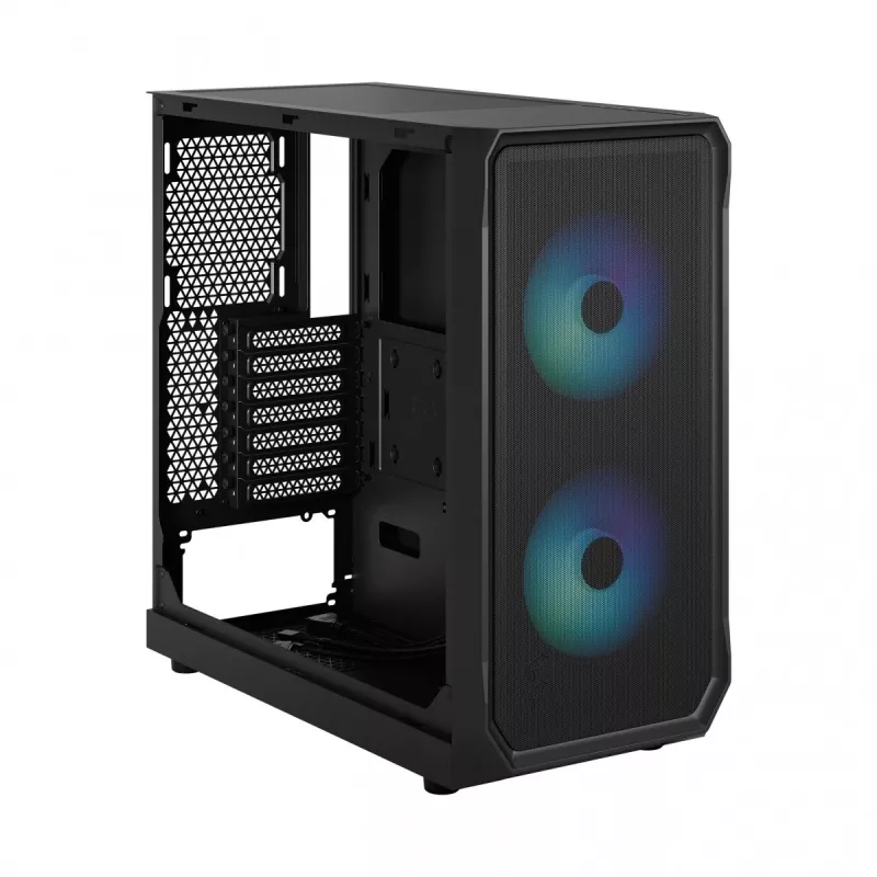 Fractal Design Focus 2 RGB Tempered Glass mid tower ATX pc-behuizing - zwart