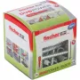 FISCHER PLUG DUOPOWER 10x50 S 25 stuks MET SCHROEF