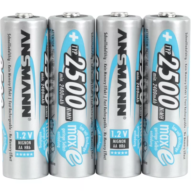 AA-batterij Ansmann 2500mAh maxE plus nikkel-metaalhydride NiMH