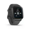 Smartwatch GARMIN Venu Sq 2 — 1,4 inch AMOLED, 40 mm behuizing, leigrijs, GPS, SpO2, NFC