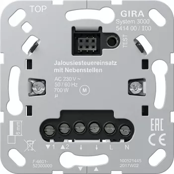 GIRA 541400 S3000 jaloeziebesturing + neveningang. Insert (541400)