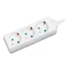 Verlengsnoer LogiLink LPS205 1,4 m 3 AC-stopcontacten wit