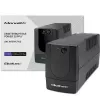 Qoltec 53774 UPS (noodstroomvoorziening) Line-Interactive 1 kVA 600 W 1 AC-uitgang