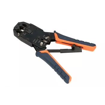 Extralink RJ45-krimptang 4P+6P+8P met ratel voor modulaire stekkers, 1 stuk