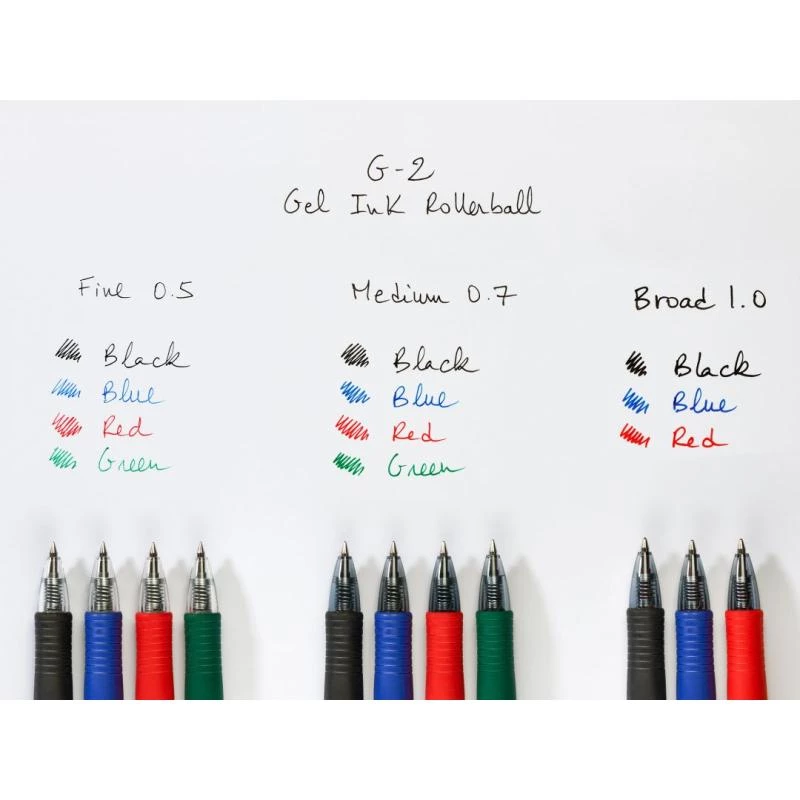 Intrekbare gelpen Pilot BL-G2-7-R fijn rood
