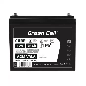 Batterij AGM VRLA 12V 75Ah IP54
