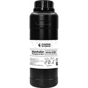 Flashforge wasbaar wit 3D-printhars UV/LCD 0,5 L 405 nm