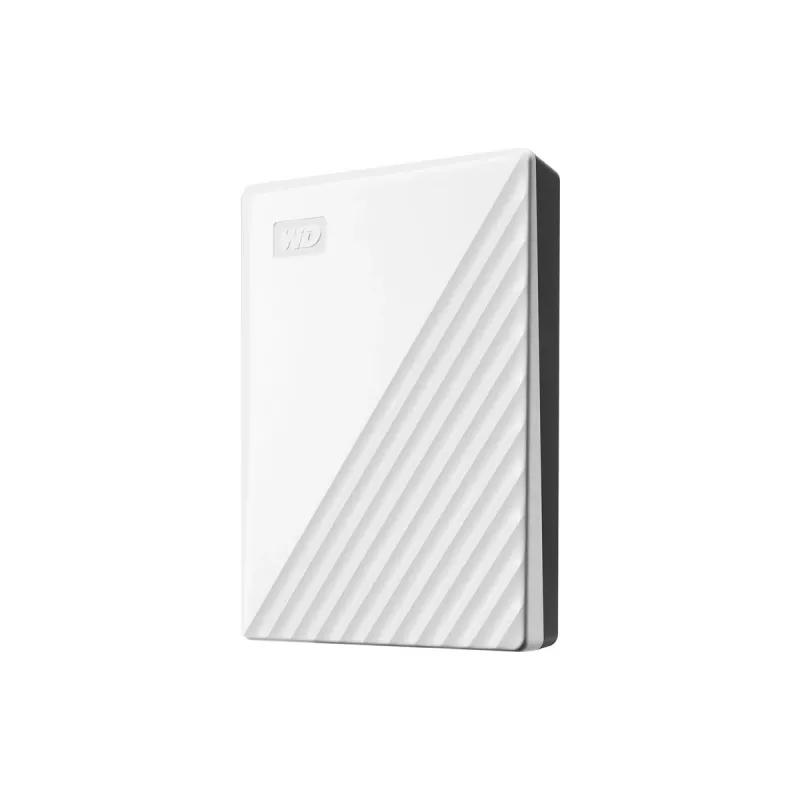 WD My Passport WDBR9S0060BWT - harde schijf - versleuteld - 6TB - extern (draagbaar) - USB 3,2 Gen 1 - 256-bits AES - wit (WDBR9S0060BWT-WESN)