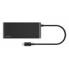 Belkin Connect, USB Type-C, HDMI, USB 2.0 Type-A, USB 3.2 Gen 1 (3.1 Gen 1) Type-C, MicroSD (TransFlash), SD, zwart, ronde kabel, 0,2 m