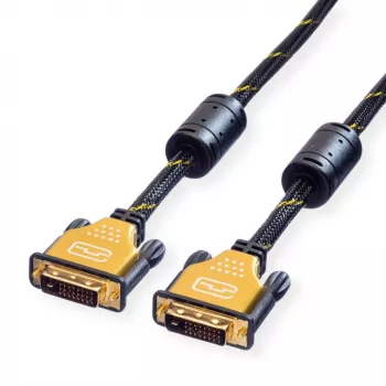 ROLINE GOLD monitorkabel DVI, ST-ST (24+1) dual link 3,0m (11.04.5513)