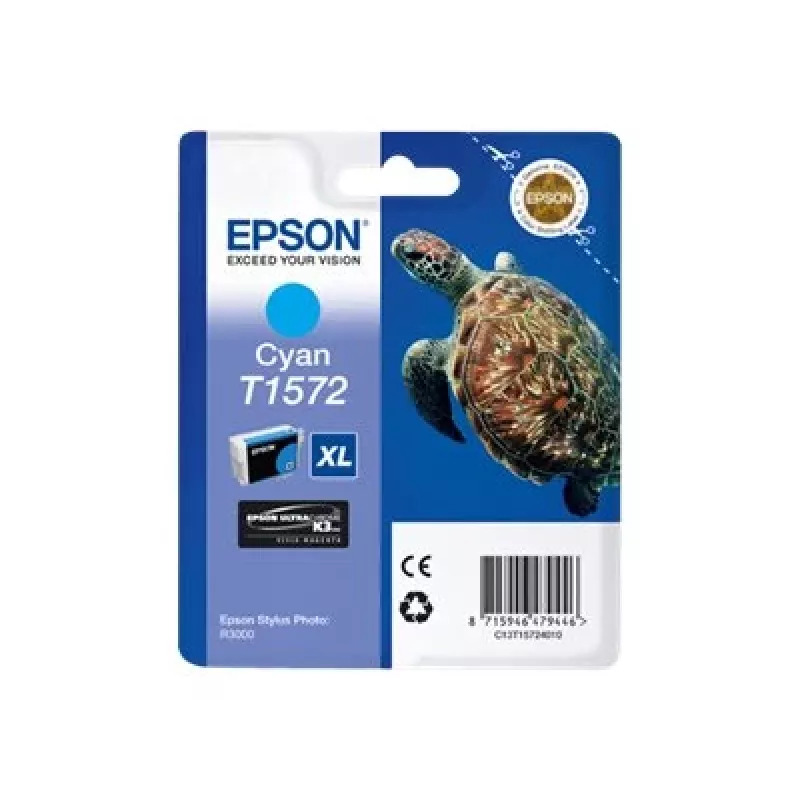 Inktcartridge Epson T1572 cyaan