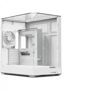 APNX towercase V2 — wit, geharde glaspanelen x3