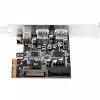 SilverStone ECU05 - USB-adapter - PCIe 2.0 x2 low profile - USB 3.1 Type-C x 1 + USB3.0 x 2 + USB3.0 (intern) x 2 (SST-ECU05)