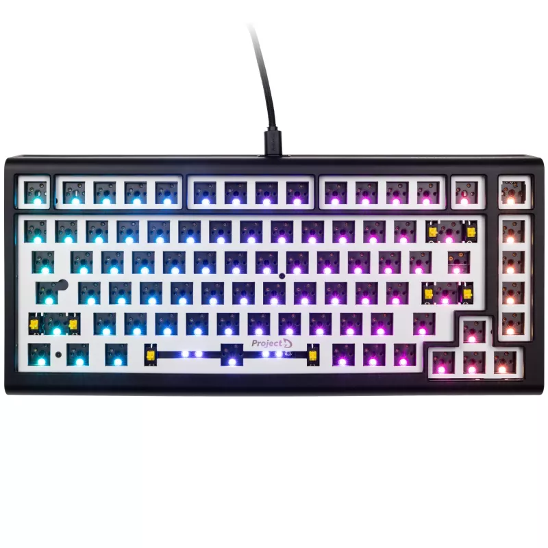 Ducky Tinker 75 toetsenbord gaming USB US English zwart