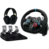 LOGITECH G29 EU + G435 zwart gaming controller aluminium zwart USB stuur + pedalen + headset PC