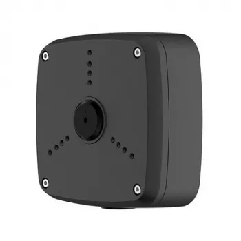 Aansluitdoos DAHUA PFA122-B zwart IP66 waterdicht voor bewakingscamera's