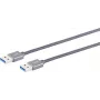 USB-kabel S/CONN 13-37150 USB 3.2 Gen 2 1,5 m grijs
