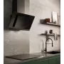 Verticale Eco Duo glas wand-dampkap zwart