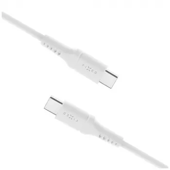 Vloeibaar siliconen vaste kabel FIXDLS-CC12-WH 60W witte USB-datakabel