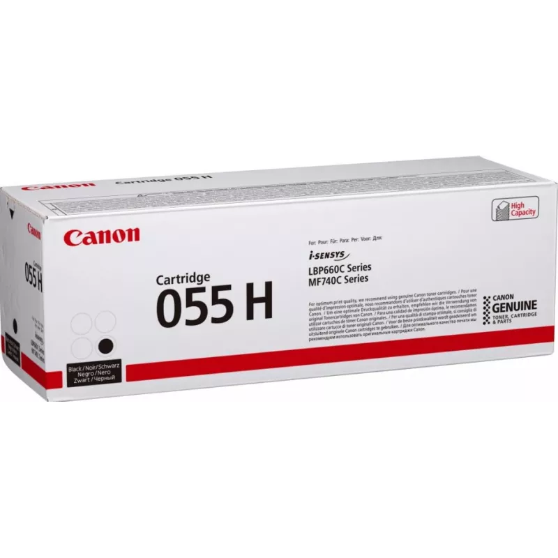 Canon 055H tonerpatroon 1 st. origineel zwart