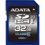 ADATA Premier SDHC UHS-I U1 Class10 32GB, 32 GB, SDHC, Class 10, 30 MB/s, 10 MB/s, zwart, blauw