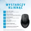 HP 435 draadloze multi-device muis, dubbelhandig, RF draadloos + Bluetooth, 4000 DPI, zwart