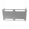 ALLNET apparaathouder voor DIN-rail/DIN-railapparaten T150mm/5HE lichtgrijs frontmontage