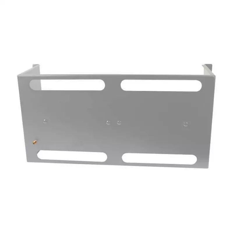 ALLNET apparaathouder voor DIN-rail/DIN-railapparaten T150mm/5HE lichtgrijs frontmontage