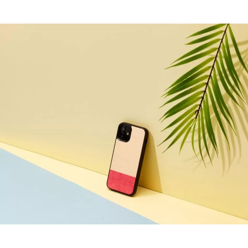 Beschermhoesje Man and Wood voor iPhone 12 mini – zwart