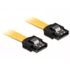 SATA-kabel stekker/stekker DeLOCK 82809 0,5 m geel