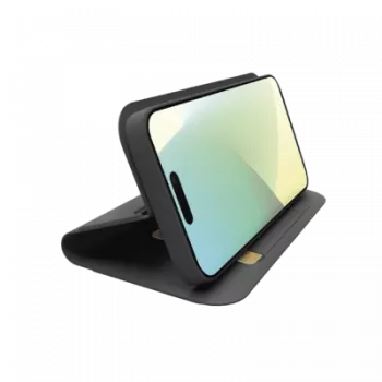 Wallet-hoes SBS TEWALIP1661K voor iPhone 16 15,5 cm zwart