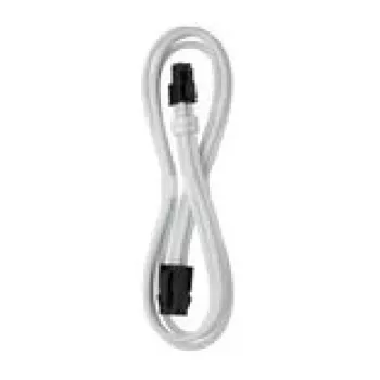 ATX 4-pins verlengkabel CableMod Pro ModMesh 45 cm wit (CM-PCAB-4ATX-N45KW-2PW-R)