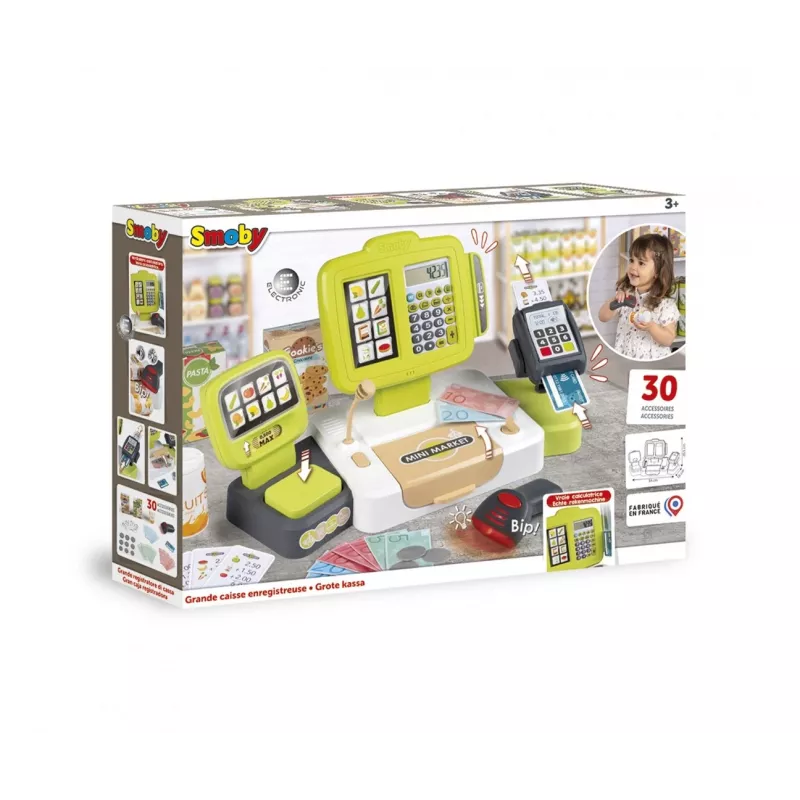 Kassa Smoby grote kassa veelkleurig 3 jaar