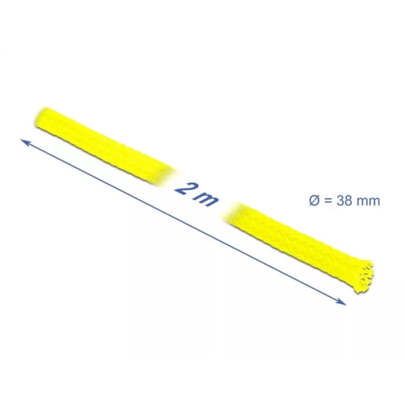 Kabelmantel DeLOCK 20755 geel