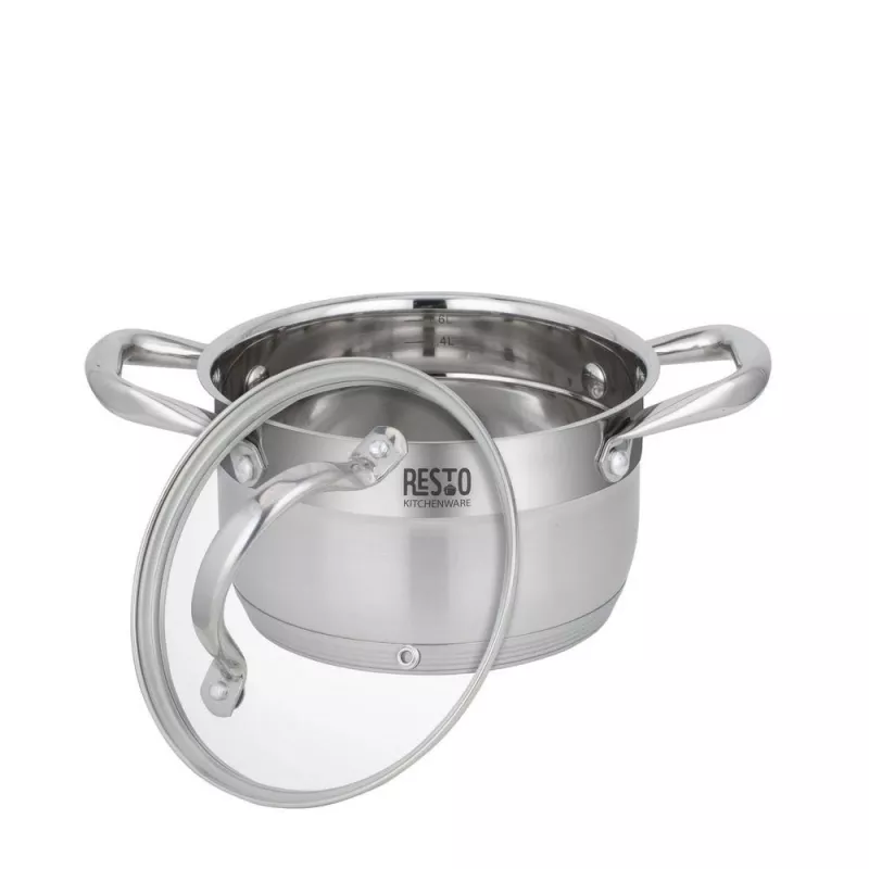 Ronde RVS pan Resto Kitchenware Libra 1,9 L