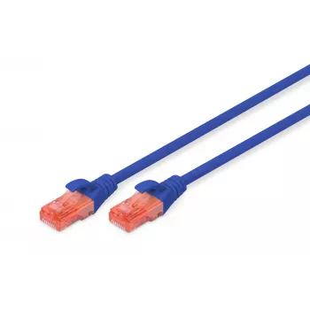 Netwerkkabel Digitus CAT 6 U/UTP RJ-45 5m blauw