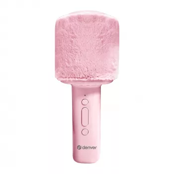 Microfoon Denver KMS-30 roze BT-luidsprekermicrofoon voor karaoke