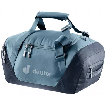 Reistas DEUTER Duffel 35 atlantic-ink — 35 L inhoud, waterdichte bodem, draaghengels