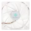 SilverStone SST-FN121-P-GL 120mm LED behuizingsventilator - wit
