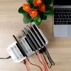 Oplaadstation Unitek Y-2190A — 10 USB-aansluitingen (8×USB2.0 + 2×USB3.2 Gen1), draadloos laden, 96 W totaalvermogen